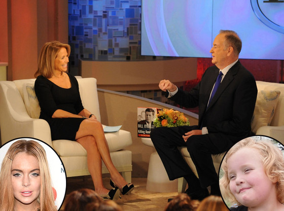 Katie Couric, Bill O’Reilly, Honey Boo Boo, Lindsay Lohan Katie Couric, Bill O’Reilly, Honey Boo Boo, Lindsay Lohan